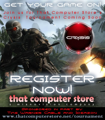 Register for our Crysis Game Tournament!