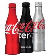 New Aluminum Coke. Better than plastic bottles!